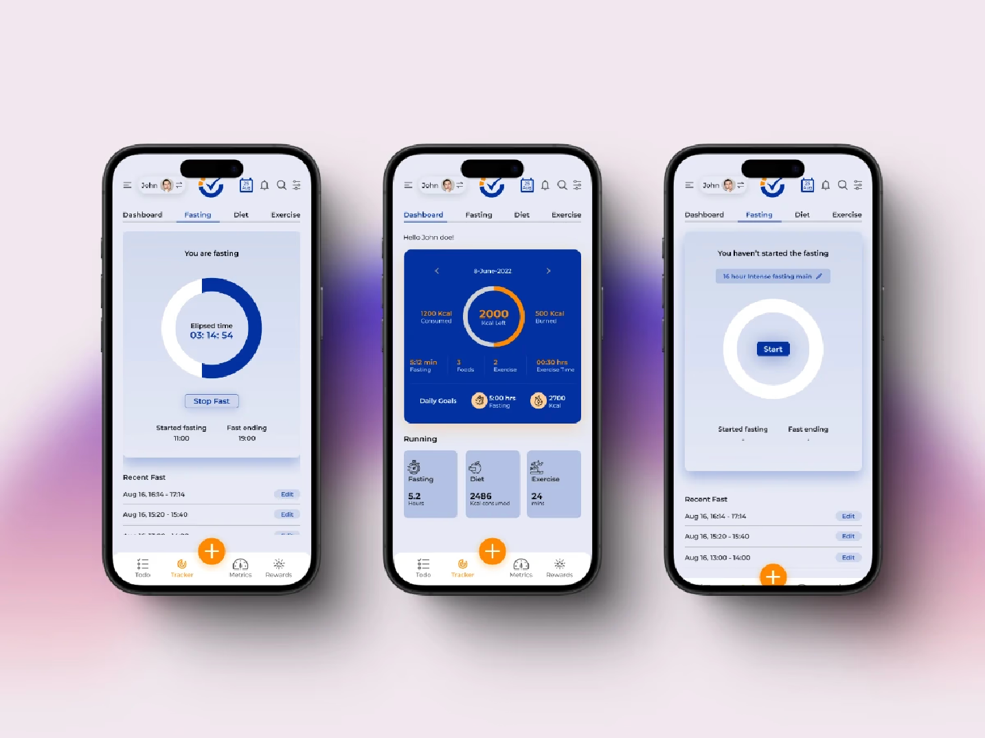 Tasks + habits · daily view · B